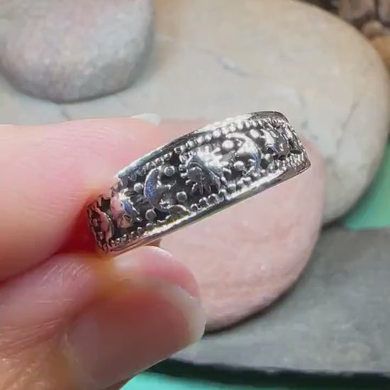 Crescent Moon Ring, Astronomy Ring, Celestial Ring, Outer Space Jewelry, Sun Ring, Science Lover Gift, Wiccan Jewelry, Boho Ring, Mom Gift