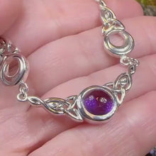 Load and play video in Gallery viewer, Celtic Triple Moon Necklace
