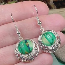 Load and play video in Gallery viewer, Heathergems Celtic Knot Earrings
