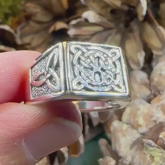 Celtic Knot Ring, Celtic Jewelry, Mens Ireland Ring, Celtic Knot Jewelry, Irish Ring, Irish Dance Gift, Anniversary Gift, Scottish Ring