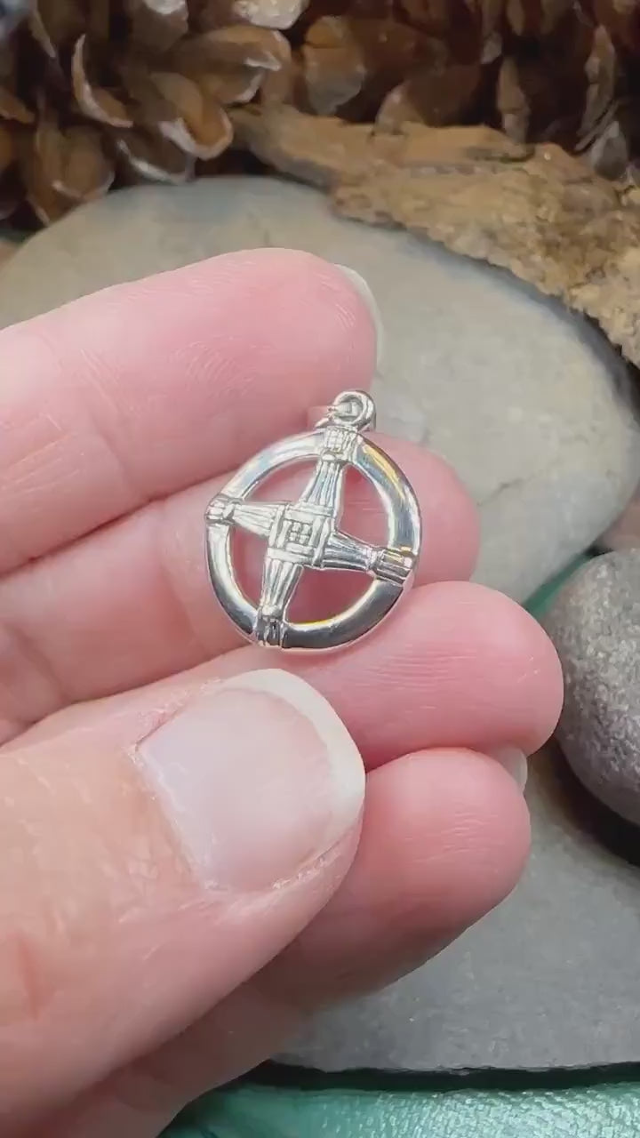 Saint Brigid's Cross, Celtic Cross Pendant, Religious Jewelry, Irish Jewelry, Bridal Jewelry, Anniversary Gift, St. Bridget's Cross Jewelry
