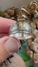 Load and play video in Gallery viewer, Celtic Dragon Ring, Celtic Ring, Scottish Promise Ring, Spiral Ring, Irish Ring, Wedding Band, Anniversary Gift, Ireland Ring, Wiccan Ring

