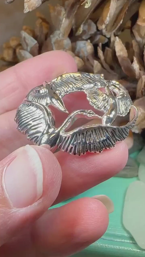 Load and play video in Gallery viewer, Swan Necklace, Children of Lir Jewelry, Celtic Jewelry, Mom Gift, Nature Necklace, Irish Jewelry, Ireland Jewelry, Nature Necklace
