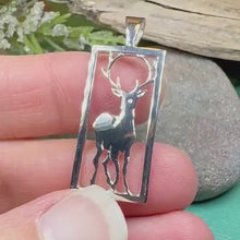 Load and play video in Gallery viewer, Serene Beauty of the Stag Necklace
