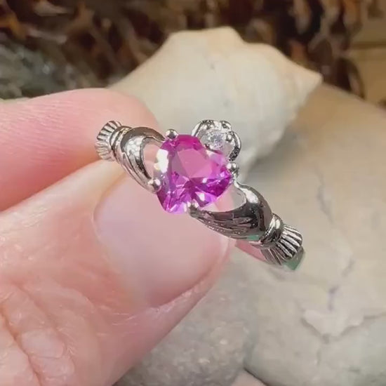 Claddagh Ring, Celtic Ring, Promise Ring, Irish Jewelry, Bride Gift, Ireland Gift, Heart Ring, Anniversary Gift, Girlfriend Gift, Wife Gift