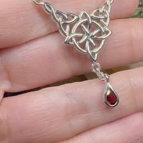 Load and play video in Gallery viewer, Celtic Compass Necklace

