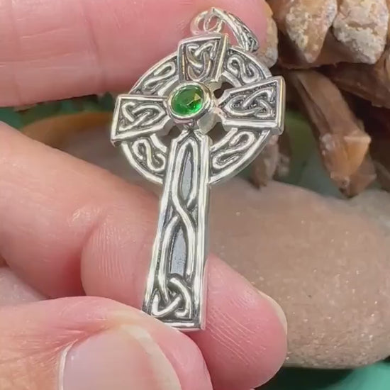 Celtic Cross Necklace, Irish Jewelry, Celtic Pendant, Ireland Cross Pendant, Scotland Jewelry, First Communion Gift, Confirmation Gift