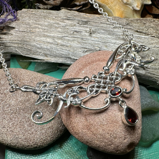 Aife Goddess Celtic Knot Necklace — view 3