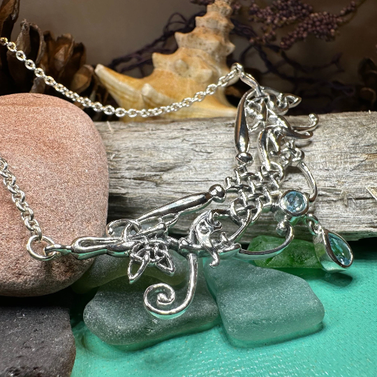 Aife Goddess Celtic Knot Necklace — view 8