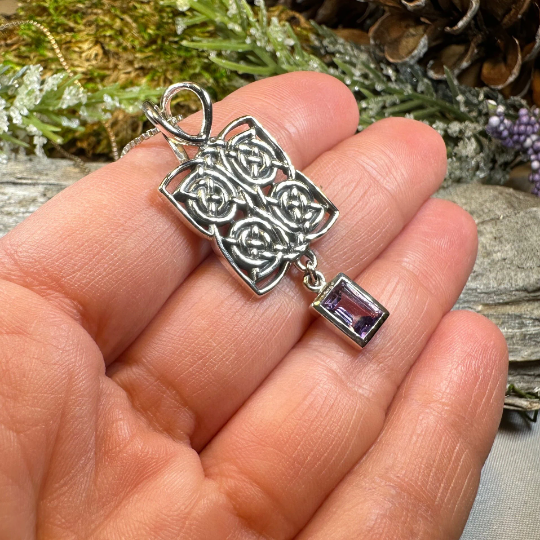 Neve Celtic Knot Necklace — view 7