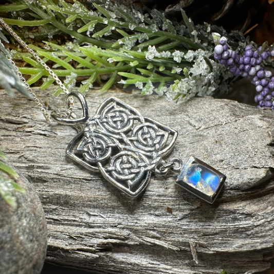 Neve Celtic Knot Necklace — view 9