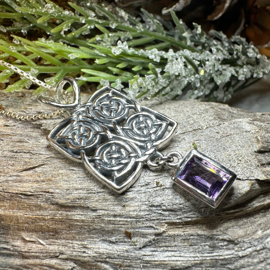 Neve Celtic Knot Necklace — view 3