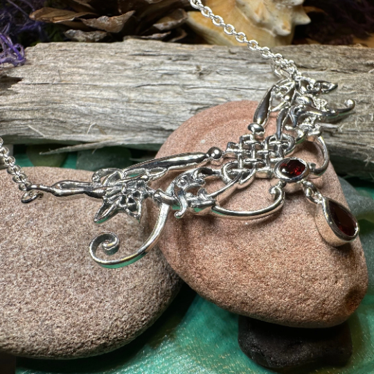 Aife Goddess Celtic Knot Necklace — view 6