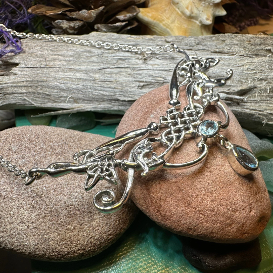 Aife Goddess Celtic Knot Necklace — view 2