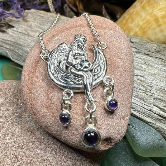Little Star Fairy Necklace in Sterling Silver — view 7