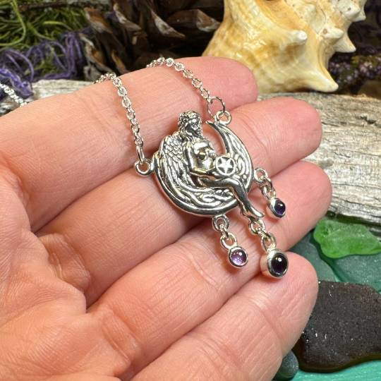 Little Star Fairy Necklace in Sterling Silver — view 6