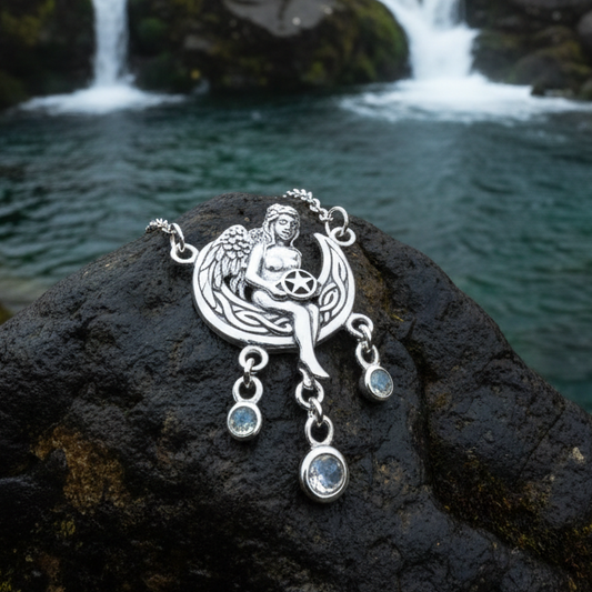 Little Star Fairy Necklace in Sterling Silver