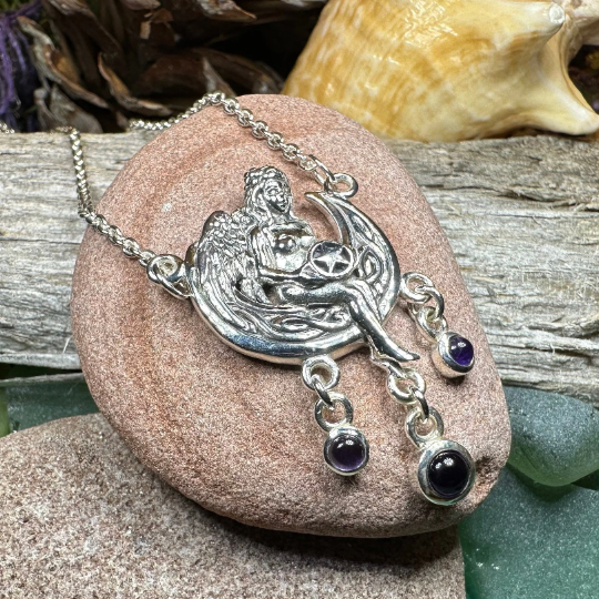 Little Star Fairy Necklace in Sterling Silver — view 5