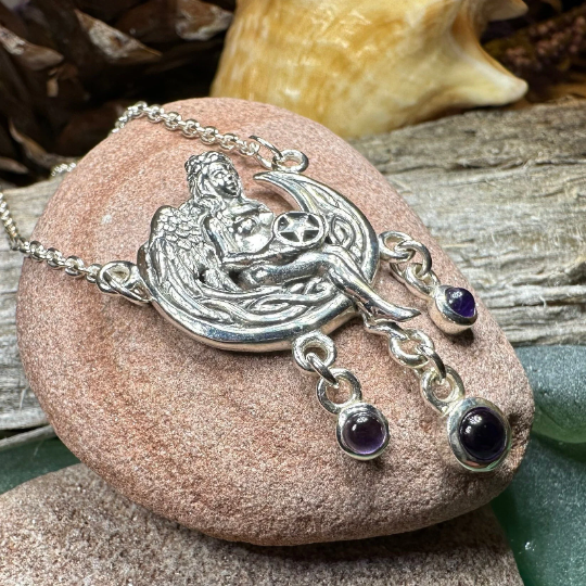 Little Star Fairy Necklace in Sterling Silver — view 9