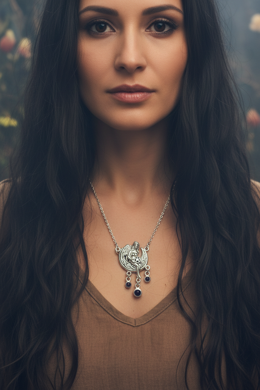 Little Star Fairy Necklace in Sterling Silver