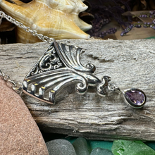 Load image into Gallery viewer, Aina Celtic Amethyst Necklace
