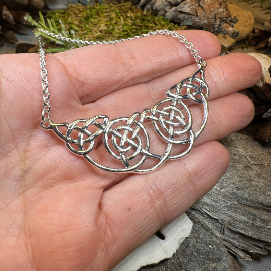 Nora Celtic Knot Necklace — view 9