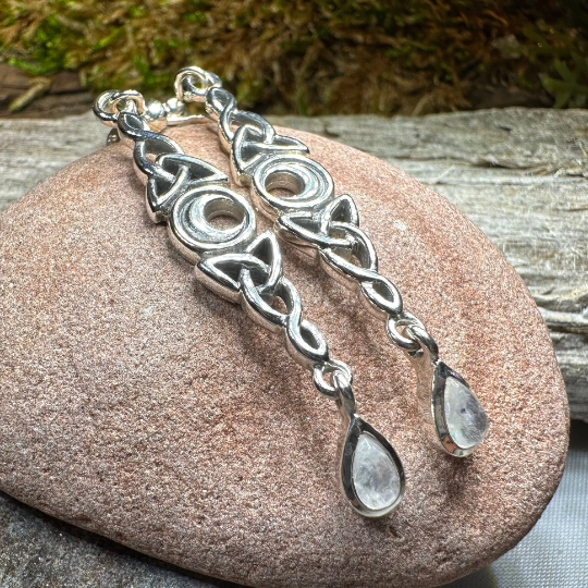 Galette Celtic Moon Earrings — view 3