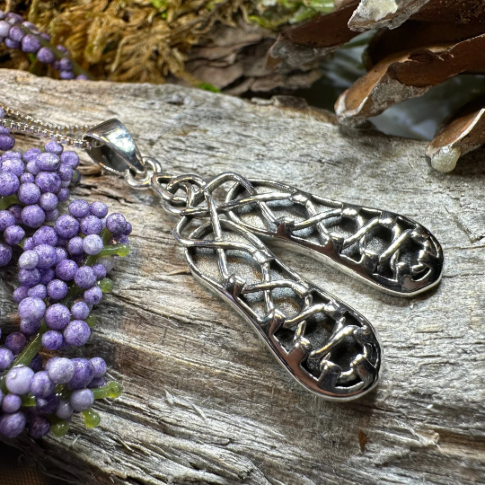 Irish Dance Shoes Necklace in Sterling Silver — view 5