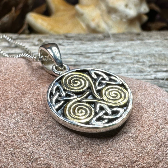 Sorcha Spiral Necklace — view 4