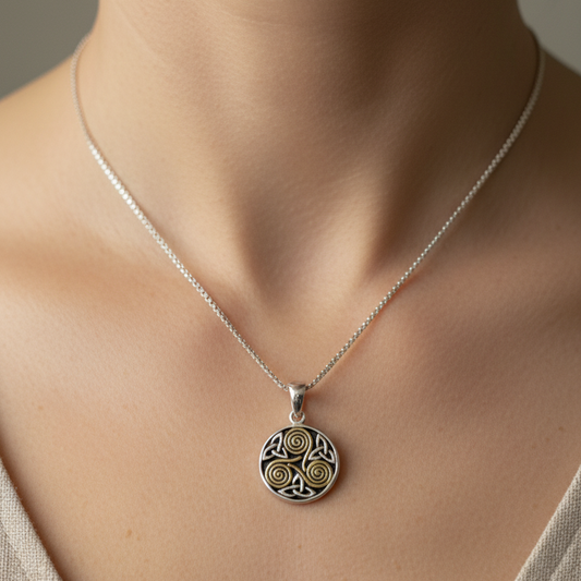 Sorcha Spiral Necklace