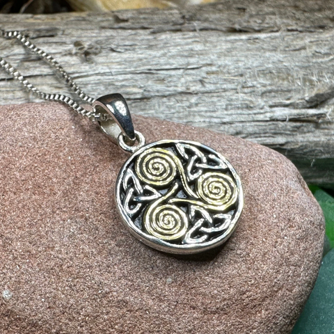Load image into Gallery viewer, Sorcha Spiral Necklace
