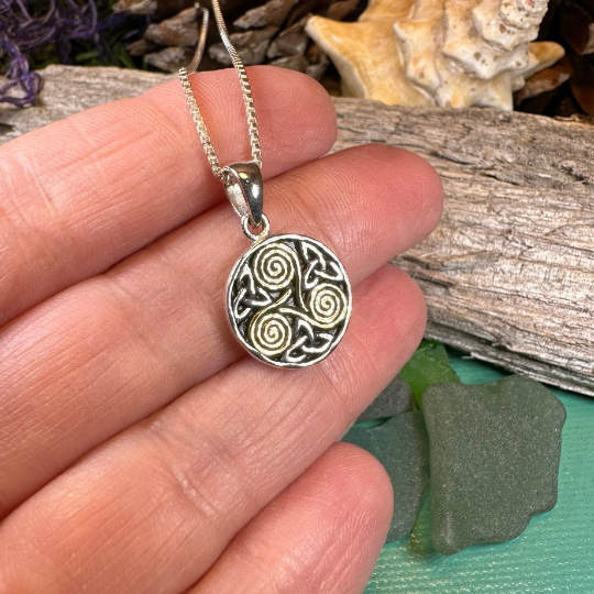 Sorcha Spiral Necklace — view 5