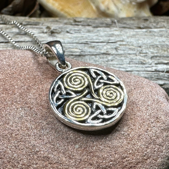 Sorcha Spiral Necklace – Celtic Crystal Design Jewelry