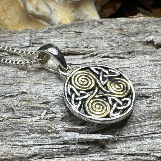 Sorcha Spiral Necklace — view 7