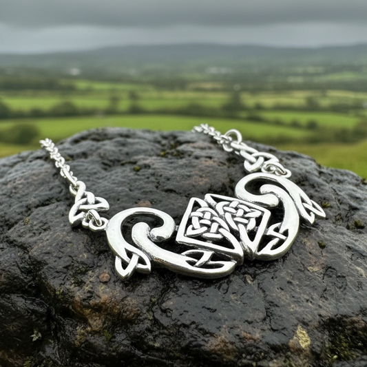 Liadawn Celtic Trinity Knot Necklace in Sterling Silver