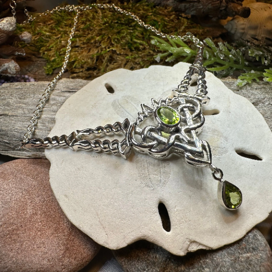Celtic Queen Necklace in Sterling Silver — view 11