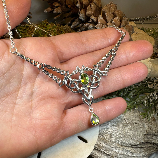 Celtic Queen Necklace in Sterling Silver — view 6