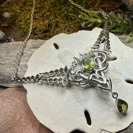 Celtic Queen Necklace in Sterling Silver — view 9