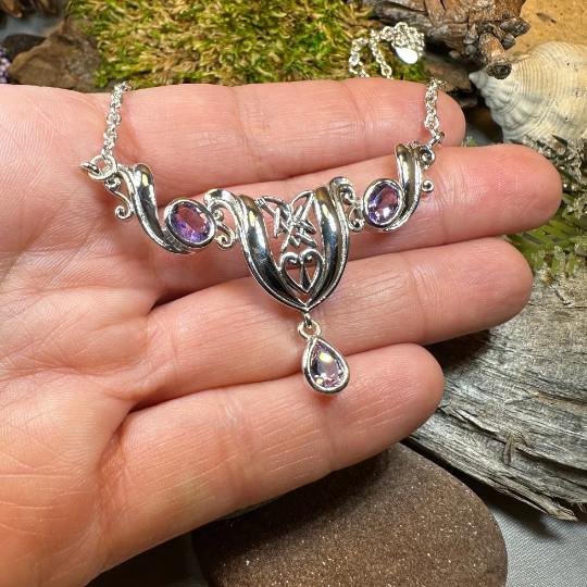 Celtic Flower of Life Necklace in Sterling Silver