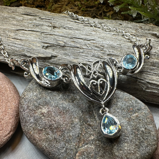 Celtic Flower of Life Necklace in Sterling Silver — view 6