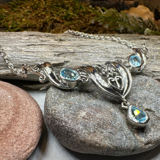 Celtic Flower of Life Necklace in Sterling Silver
