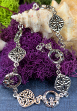 Load image into Gallery viewer, Kira Claddagh Celtic Knot Bracelet
