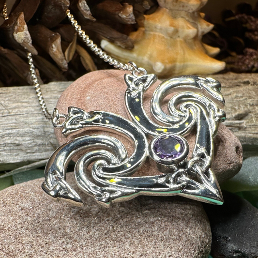 Marsaili Trinity Knot Necklace