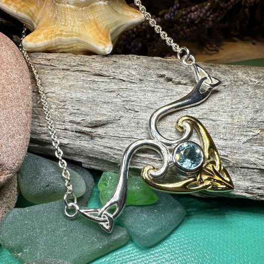 Koribella Celtic Trinity Knot Necklace — view 7