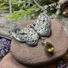 Load image into Gallery viewer, Celtic Butterfly Necklace
