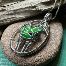 Load image into Gallery viewer, Enamel Frog Necklace

