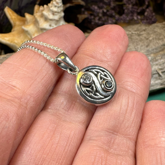 Celtic Yin Yang Necklace — view 4