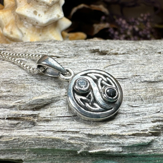 Celtic Yin Yang Necklace — view 5