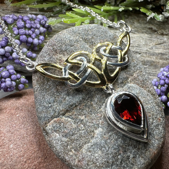 Celtic Double Knot Necklace — view 3