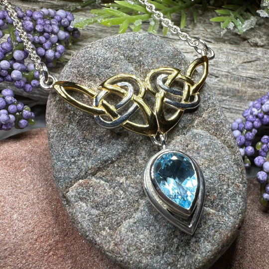 Celtic Double Knot Necklace — view 2